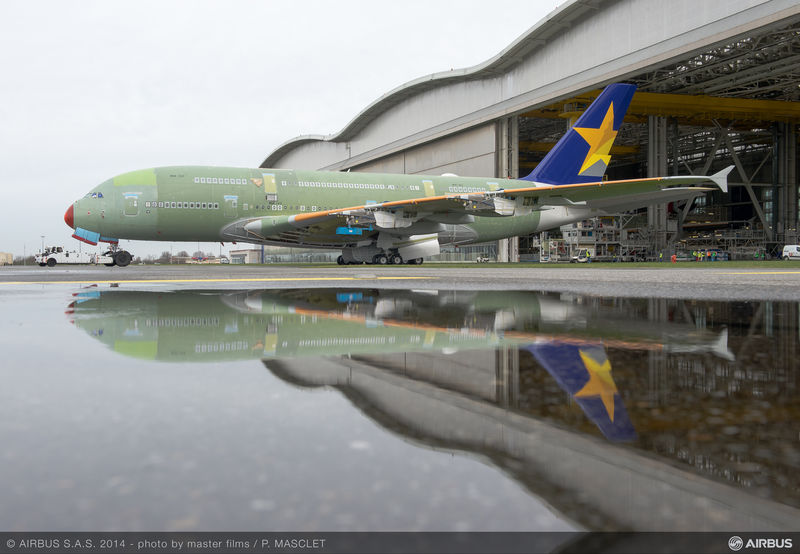 The first Skymark Airbus A380 - now not to be delivered  - Image, Airbus.